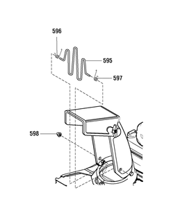 Chute Guard Diagram and Parts List for 6271200X113A (18-2830-38  AN927)(2007) Briggs and Stratton Snow Blower
